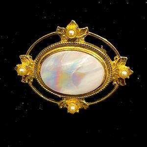 Mother of pearl brooch